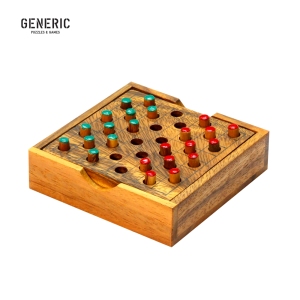 Wooden Peg Checkers